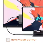 4 In 1 Usb C Hub Type C To 4k Hdmi Usb3.0 Pd 60w Charging Audio For Ipad Pro / Macbook Pro Samsung Galaxy S9 Usb Hub 3 0