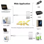Cabletime Usb C Hub To Hdmi Vga 4k Type C To Hdmi Usb 3.0 Adapter Usb C Converter For Huawei Matebook X 13 Macbook Pro Air C207