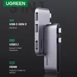 Ugreen Usb C Hub Ultra Mini Usb Type C Hub To Hdmi 4k Usb 3.1 10gbps Usb Hub For Macbook Pro Air - Cable Free Usb Hub