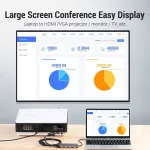 Vention Usb Hub C Hub To Multi Usb 3.0 Hub Hdmi Vga Pd Adapter Dock For Macbook Pro Usb-C Type C 3.1 Splitter 3 Port Usb C Hub