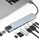 Usb C To Ethernet Adapter Rj45 Lan C Hub 4k Hdmi-Compatible Sd/tf Card Reader Pd Fast Charger Dock Station For Macbook Air Pro