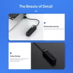 Orico 3/6 Port Usb 3.0 Hub Expander Adapter Tf Sd Card Reader All In One For Pc Computer Accessories