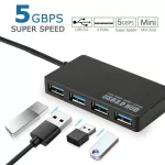 Ultra Slim Usb 3.0 4 Port Multi Data Hub Expansion Splitter High Speed 5 Gbps Usb Hub Adapter For Macbook Ps4 Xbox Lap