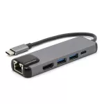 Usb C Ethernet Adapter Usb Hub Converter 4k Hdmi Type C 3.0 Usb To Rj45 Lan Network Card For Macbook Usb Ethernet Switch