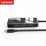 Lenovo Usb3.0 Hub Usb Type-C Adapter Hdmi Vga Rj45 Port Cable Interface Converter Computer Lap Pc Accessories Extension Dock