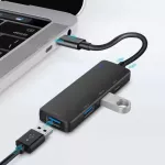 Usb Type C Hub Type-C Docking Station To Hub Splitter For Mac Book Ultrabook Computer