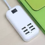 6 Port Usb Hub Charging Plug Slots Desk Wall 30w 20w Charger Adapter Usb Fast Charger For Iphone 12 11 Huawei Power Strip Usb