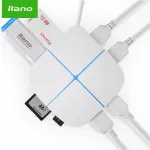 Llano 8 In 1 Usb Hub Splitter Power Video Sd / Tf Card Reader Usb Hub For Macbook Pro Hub Splitter 6-Port Usb 2.0 Hub Converter