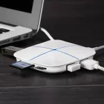 Llano 8 In 1 Usb Hub Splitter Power Video Sd / Tf Card Reader Usb Hub For Macbook Pro Hub Splitter 6-Port Usb 2.0 Hub Converter