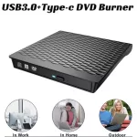 Usb 3.0 External Cd Dvd Drive Type-C Optical Drive Cd Dvd Burner For Lap Mac Desk Mac Os Windows10/8/7