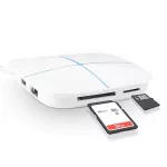 Llano 8 In 1 Usb Hub Splitter Power Video Sd / Tf Card Reader Usb Hub For Macbook Pro Hub Splitter 6-Port Usb 2.0 Hub Converter