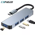 4 In 1 Usb Hub Type-C To Usb 3.0 2.0 Hub Adapter Multi Usb Splitter Expander For Matebook Huawei Xiaomi Lap Pc Accessories