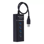4 Ports Usb3.0 Hub Splitter With Super Speed Transfer Rate Up To 5gbps For Ps4 / Slim/pro/xboxone Compatible With Usb 2.0 1.1
