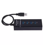 4 Ports Usb3.0 Hub Splitter With Super Speed Transfer Rate Up To 5gbps For Ps4 / Slim/pro/xboxone Compatible With Usb 2.0 1.1