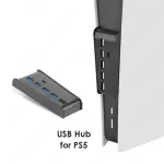 6 In 1 Usb Hub Splitter Expander Adapter For Ps5 4 Usb 3.0 Type-C Ports For Playstation 5 Digital Edition Game Accessories