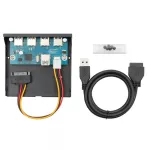 Usb 3.0 4 Ports 3.5 Inch Metal Front Panel 20 Pin Connector Usb Hub For Desk Pc Accessries