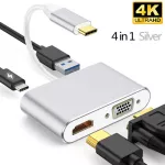 Usb 3.1 Type-C Hub To Hdmi Adapter Rj45 4k Thunderbolt 3 Usb C Hub 3.0 Vga Tf Sd Reader Slot Pd For Macbook Pro Air 13