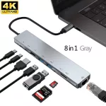 Usb 3.1 Type-C Hub To Hdmi Adapter Rj45 4k Thunderbolt 3 Usb C Hub 3.0 Vga Tf Sd Reader Slot Pd For Macbook Pro Air 13