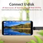 Usb Type-C To Usb Adapter Connector Type-C To Micro Usb 2.0 Charger Cable For Samsung/xiaomi/huawei/phone Black/white