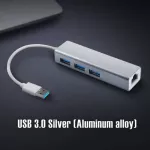 Ofccom Usb Ethernet Usb Hub To Rj45 Lan Network Card 10/100mbps Ethernet Adapter For Mac Ios Lap Pc Windows Usb 3.0 Hub
