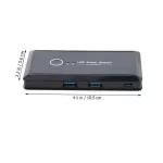 Usb 3.0 Switch Selector 4 Port Usb Sharing Switcher For Pc Scanner Mouse Printer For Keyboard Monitor Usb Switch