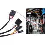 Multifunctional Usb 2.0 Computer Pc Switch External Power On/off Reset Button With Microphone Ports Home Office Internet Cafes