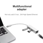 Ofccom Usb Ethernet Usb Hub To Rj45 Lan Network Card 10/100mbps Ethernet Adapter For Mac Ios Lap Pc Windows Usb 3.0 Hub