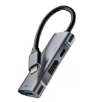 Usb C Hub Type-C Docking Station 3 In 1 4k@60hz Displayport Pd 60w Usb 2.0