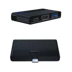 Soonhua 3 In 1 Usb-C Hub Type-C To Hdmi Usb 3.0 Pd Adapter Usb Hubs Docking Station Hub For Mobile Phones