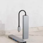 Usb Hub C Hub Adapter 6 In 1 Usb C To Usb 3.0 Hdmi-Compatible Dock For Macbook Pro For Nintendo Switch Usb-C Type C 3.0 Splitter