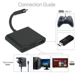 Hub For Nintendo Switch 1080p4k Hdmi Adapter Switch Usbc3.0 Hdmi Converter Type-C Hub Adapter For Nintendo Switch Samsung 20j29