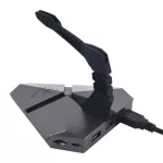High Speed 3-Port Usb Hub 2.0 3.0 Data Gaming Hub Mouse Bungee Usb Hub Splitter Tf Card Reader Mouse Clamp Usb-Combo Backlit