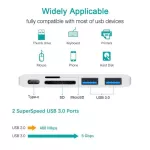 Usb C Hub Usb 3.1 To Hdmi Adapter 4k Thunderbolt 3 Usb Type C Hub With Hub3.0 Tf Sd Reader Slot Pd For Macbook Pro/air /