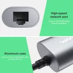 Wavlink Full Speed Usb-C Gigabit Ethernet Adapter To 10/100/1000 Rj45 Lan Adapter Usb Type C Hub For Macbook Windows 10 Mac Os X