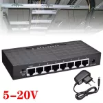 8 Ports 1000mbps Rj45 Smart Gigabit Ethernet Network Switches Black New