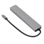 8 In1 Usb C Hub Usb-C To Type-C 2 Usb 3.0 Hub 4k Hdmi Rj45 Ethernet Adapter With Tf/mini Sd Card Reader Pd Charger For Macbook