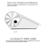 7 Port Aluminum Usb 3.0 Hub 5gbps High Speed Docking Station With Ac Power Adapter Support Usb 2.0 For Pc Lap Mac Macbook