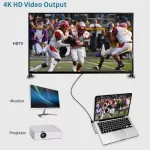 7-In-1 Usb C Hub For Macbook Air 13 Hdmi Adapter Dual Hub Type-C Compatible For / Macbook Pro Macbook Pro