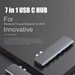 Usb 3.1 Type-C Hub To Hdmi Adapter 4k Thunderbolt 3 Usb C Hub With Hub 3.0 Tf Sd Reader Slot Pd For Macbook Pro/air -