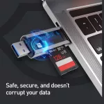 Baseus Usb 3.0 Card Reader Sd Micro Sd Tf Flash Card Adapter For Lap Otg Type C To Multi Mobile Phone Card Reader Usb 3.0