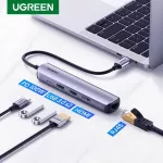 Ugreen Usb C Hub Mini Size Usb Type C 3.1 To 4k Hdmi Rj45 Usb 3.0 Adapter Usb C Dock For Macbook Pro Macbook Air Pc Usb Hub
