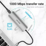 Vention Usb C Hub Usb C To Hdmi 4k Vga Pd Rj45 3.5mm Usb 3.0 Dock For Macbook Pro Accessories Usb-C Type C 3.1 Splitter Usb Hub