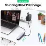 Ugreen Usb C Hub Mini Size Usb Type C 3.1 To 4k Hdmi Rj45 Usb 3.0 Adapter Usb C Dock For Macbook Pro Macbook Air Pc Usb Hub