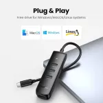 Ugreen Usb C Hub Mini Size Usb 3.0 2.0 Splitter 4 Ports Hub Adapter For Macbook Pro Air Surface Matebook Pc Lap Usb Hub