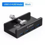 Orico Usb 3.0 Hub Powered With Charging Multi 4 Ports Desk Clip Usb Splitter Adapter Sd Card Reader For Pc Computer Accessories