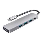 Type C To Hdmi-Compatible 4k Usb-C Usb 3.0 Hub Sd Tf Dock Station For Macbook Pro Dell Hp Lenovo Samsung Lap Docking Station