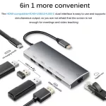 Tishric Usb C Hub Type C Dock Otg To Multi Usb 3.0/2.0 Hub/splitter Sd Rj45 Lan 4k Hdmi Compatible Adapter For Macbook Huawei