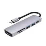 Type C To Hdmi-Compatible 4k Usb-C Usb 3.0 Hub Sd Tf Dock Station For Macbook Pro Dell Hp Lenovo Samsung Lap Docking Station
