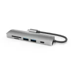 Type C To Hdmi-Compatible 4k Usb-C Usb 3.0 Hub Sd Tf Dock Station For Macbook Pro Dell Hp Lenovo Samsung Lap Docking Station
