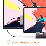 Usb C Hub For Ipad Pro Macbook Pro Usb Type C To 4k Hdmi Adapter Pd Usb 3.0 Usb Type C Dock 3.5mm Jack